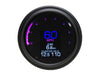 4-1/2in. Tank Mount KPH Speedometer with Tachometer - Black. Fits Softail 2004-2010 & Dyna Wide Glide 2004-2008.