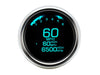 3-3/8in. Round KPH Speedometer with Tachometer - Chrome. Fits Dyna & Sportster 1994-2003.