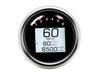 3-3/8in. Round KPH Speedometer with Tachometer - Chrome. Fits Dyna 2004-2011 & Sportster 2004-2013.