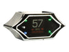 4-1/2in. x 2in. Spike KPH Speedometer - Chrome