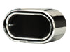 3-1/2in. x 2in. Classic KPH Speedometer - Chrome