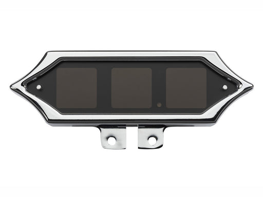 Handlebar Mounted Spike Speedometer/Tachometer - Chrome. Fits Big Twin and Sportster 1936-2003 and V-Rod 2002-2006.