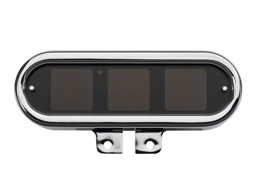 Handlebar Mounted Oval Speedometer/Tachometer - Chrome. Fits Softail 2004-2010, Dyna 2004-2011, Sportster 2004-2013, V-Rod 2007-2017.