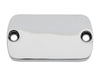 Front Master Cylinder Cap - Chrome. Fits Big Twin & Sportster 1972-1981.