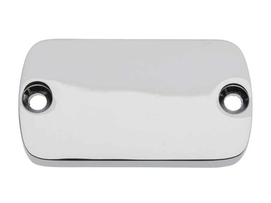 Front Master Cylinder Cap - Chrome. Fits Big Twin & Sportster 1972-1981.