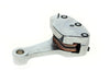 Right Hand Rear 4 Piston Caliper & Mounting Bracket - Chrome. Fits Softail 2000-2007.