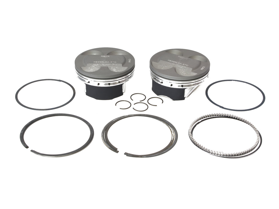 128ci Big Bore Kit with Highlighted Fins - Black. Includes KB 11.7:1 Compression Piston Kit. Fits Milwaukee-Eight 2017up 114ci or 117ci Engine