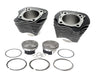 128ci Big Bore Kit with Highlighted Fins - Black. Includes KB 11.7:1 Compression Piston Kit. Fits Milwaukee-Eight 2017up 114ci or 117ci Engine