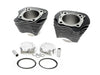 128ci Big Bore Kit with Highlighted Fins - Black. Includes CP Carrillo 11.0:1 Compression Piston Kit. Fits Milwaukee-Eight 2017up 114ci or 117ci Engine