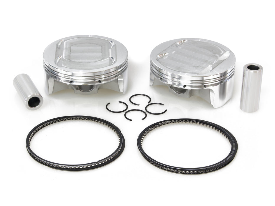 128ci Big Bore Kit with Highlighted Fins - Black. Includes CP Carrillo 11.5:1 Compression Piston Kit. Fits Milwaukee-Eight 2017up 114ci or 117ci Engine
