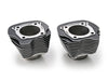 128ci Big Bore Kit with Highlighted Fins - Black. Includes CP Carrillo 12.0:1 Compression Piston Kit. Fits Milwaukee-Eight 2017up 114ci or 117ci Engine
