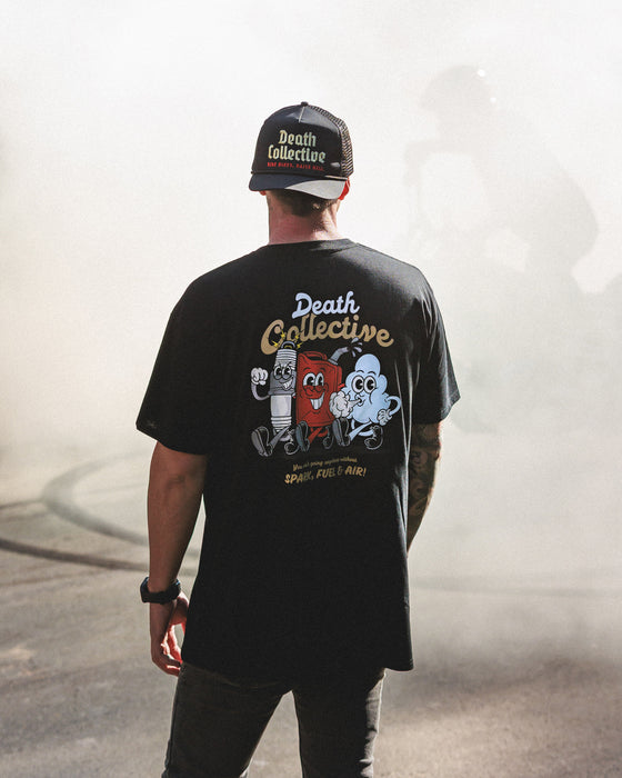 DEATH COLLECTIVE Spark Fuel Air Tee