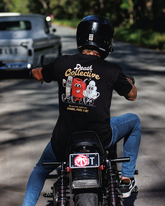 DEATH COLLECTIVE Spark Fuel Air Tee