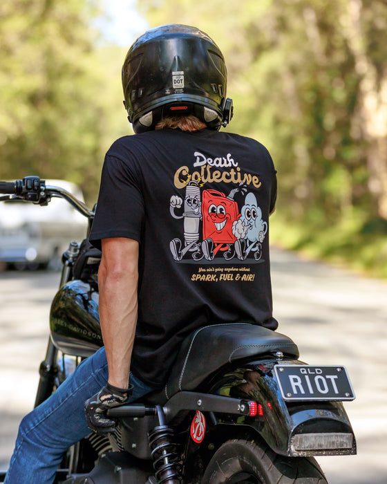 DEATH COLLECTIVE Spark Fuel Air Tee