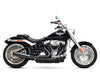 Low Cat 2-into-1 Exhaust - Black. Fits Breakout & Fat Boy 2018up & FXDR 2019up.