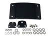 Curved Radius Laydown Number Plate Backing Plate - Black.