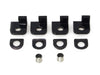 Footpeg Adapters - Black. Fits Earlier Style Footpegs to Softail 2018up.