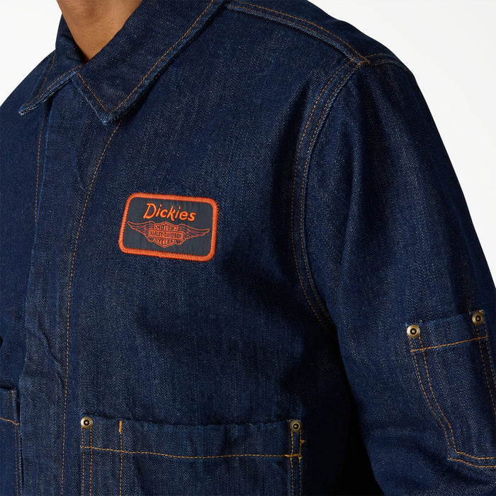 Dickies x Harley-Davidson® Boxy Fit Embroidered Denim Jacket