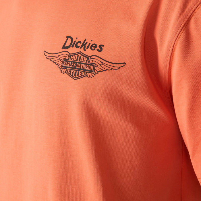 Dickies x Harley-Davidson® Vintage Wash Cowboy Graphic T-Shirt Vintage Orange