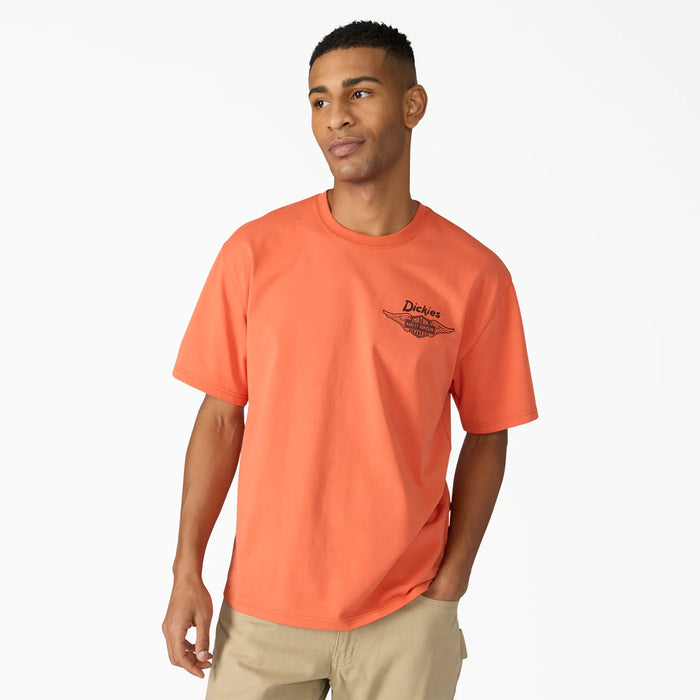 Dickies x Harley-Davidson® Vintage Wash Cowboy Graphic T-Shirt Vintage Orange