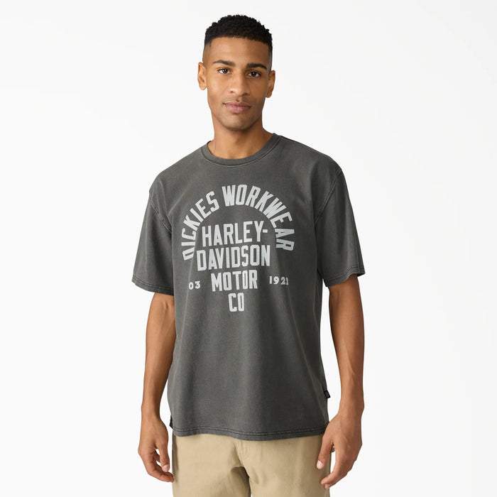 Dickies x Harley-Davidson® Vintage Wash Logo Graphic T-Shirt Black