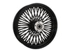 16in. x 3.5in. Mammoth Fat Spoke Rear Wheel - Gloss Black. Fits Softail 2011up.