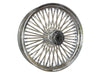 18in. x 3.5in. Mammoth Fat Spoke Rear Wheel - Chrome. Fits Softail 2000-2007, Dyna 2000-2005, Sportster 2000-2004 & Touring 2000-2001.