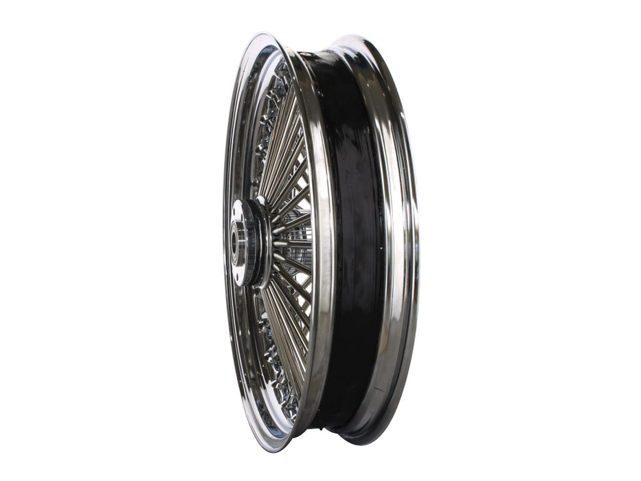 18in. x 3.5in. Mammoth Fat Spoke Rear Wheel - Chrome. Fits Softail 2011up.