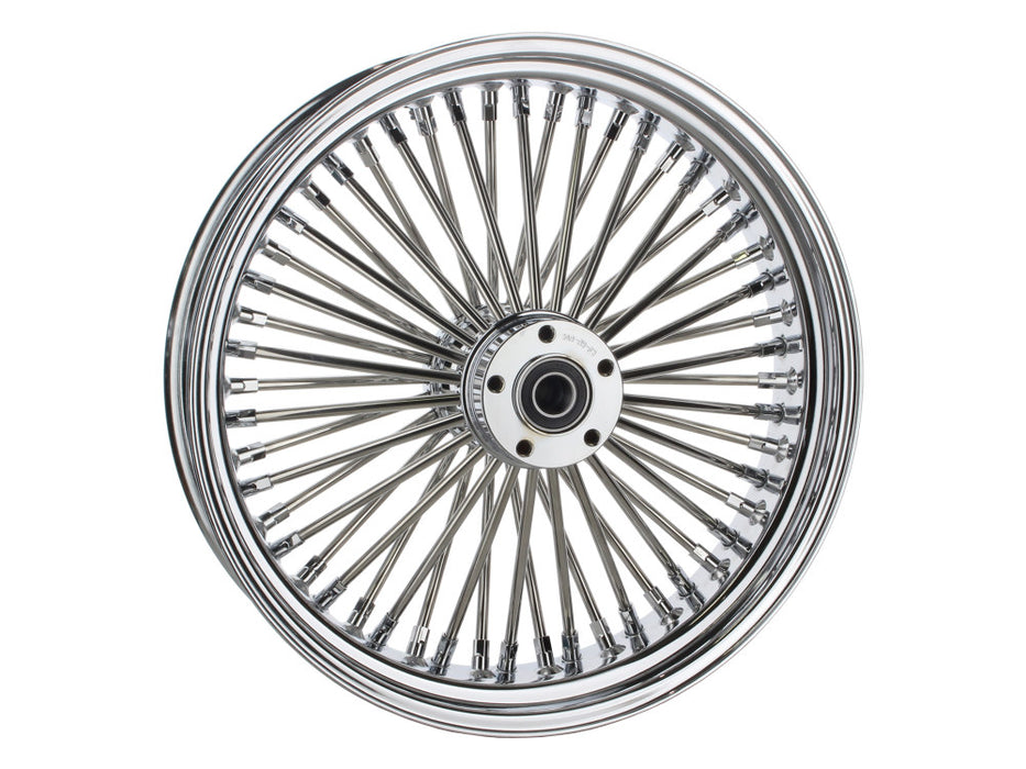 18in. x 4.25in. Mammoth Fat Spoke Rear Wheel - Chrome. Fits Dyna 2012-2017 & Sportster 2014-2021.