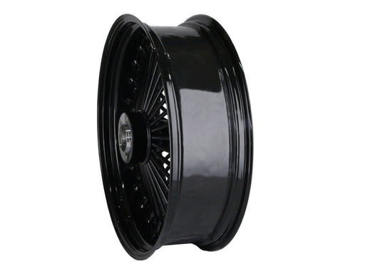 18in. x 5.5in. Mammoth Fat Spoke Rear Wheel - Gloss Black. Fits Dyna 2012-2017 & Sportster 2014-2021.