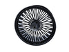 18in. x 8.5in. Mammoth Fat Spoke Rear Wheel - Gloss Black. Fits Breakout, Fat Boy & FXDR 2018up Models with ABS.