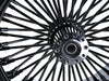 18in. x 8.5in. Mammoth Fat Spoke Rear Wheel - Gloss Black. Fits Breakout, Fat Boy & FXDR 2018up Models with ABS.