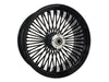 18in. x 8.5in. Mammoth Fat Spoke Rear Wheel - Gloss Black. Fits Breakout, Fat Boy & FXDR 2018up Models with ABS.