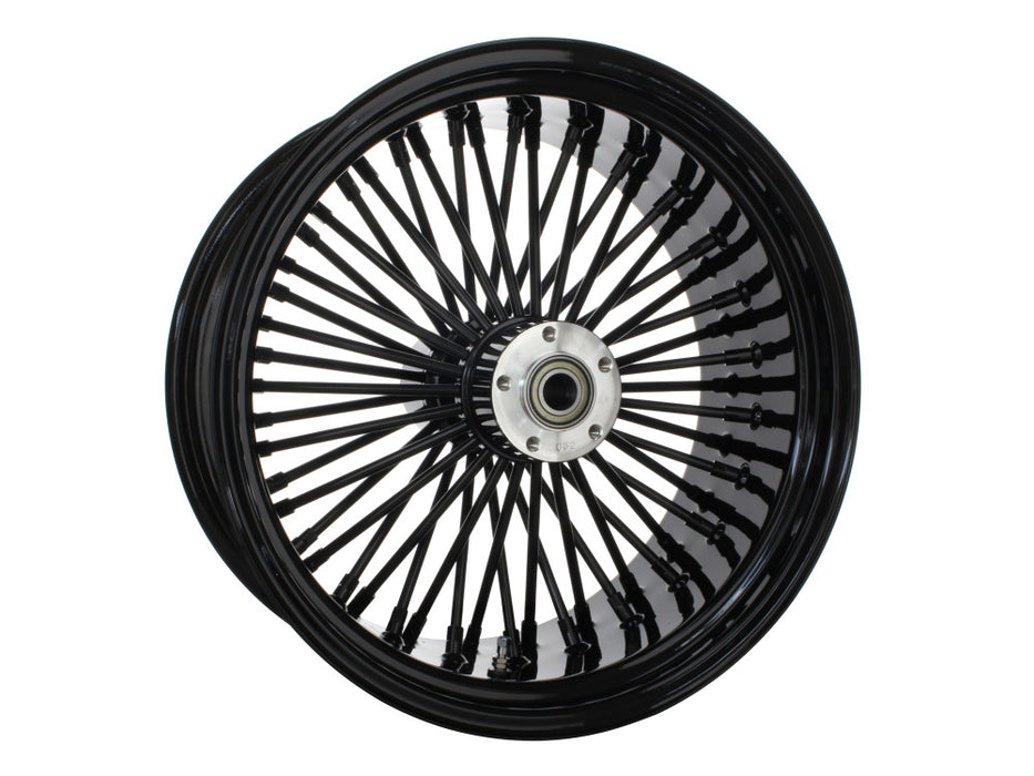 18in. x 8.5in. Mammoth Fat Spoke Rear Wheel - Gloss Black. Fits Breakout, Fat Boy & FXDR 2018up Models with ABS.