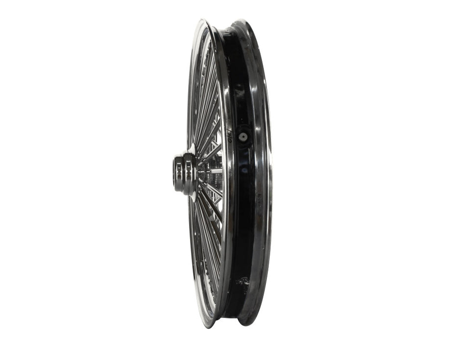 21in. x 2.15in. Mammoth Fat Spoke Front Wheel - Chrome. Fits FX Softail 2007-2010.