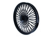21in. x 2.15in. Mammoth Fat Spoke Front Wheel - Gloss Black. Fits Mid Glide Dyna 2012-2017 & FX Softail 2018up.