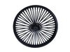 21in. x 2.15in. Mammoth Fat Spoke Front Wheel - Gloss Black. Fits Mid Glide Dyna 2012-2017 & FX Softail 2018up.