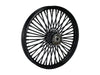 21in. x 2.15in. Mammoth Fat Spoke Front Wheel - Gloss Black. Fits Mid Glide Dyna 2012-2017 & FX Softail 2018up.