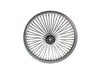 21in. x 2.15in. Mammoth Fat Spoke Front Wheel - Chrome. Fits Dual Disc Mid Glide Dyna Low Rider 2014-2017