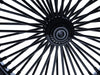 21in. x 3.5in. Mammoth Fat Spoke Front Wheel - Gloss Black. Fits Softail Breakout 2013up.