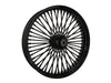 21in. x 3.5in. Mammoth Fat Spoke Front Wheel - Gloss Black. Fits Softail Heritage 2011up, Deluxe 2011-2020, Slim 2012-2021 & Fatboy 2011-2017