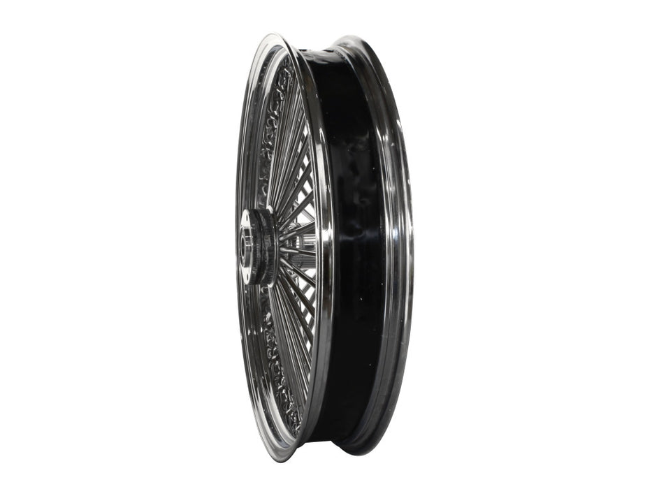21in. x 3.5in. Mammoth Fat Spoke Front Wheel - Chrome. Fits Touring 2008up