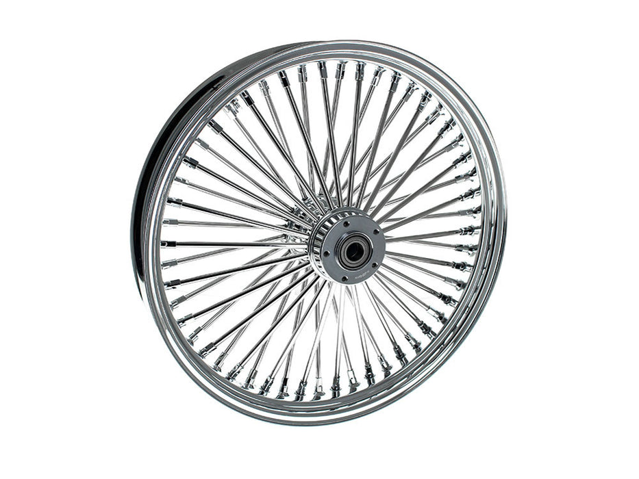 21in. x 3.5in. Mammoth Fat Spoke Front Wheel - Chrome. Fits Touring 2008up