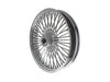 21in. x 3.5in. Mammoth Fat Spoke Front Wheel - Chrome. Fits Dual Disc Mid Glide Dyna Low Rider 2014-2017