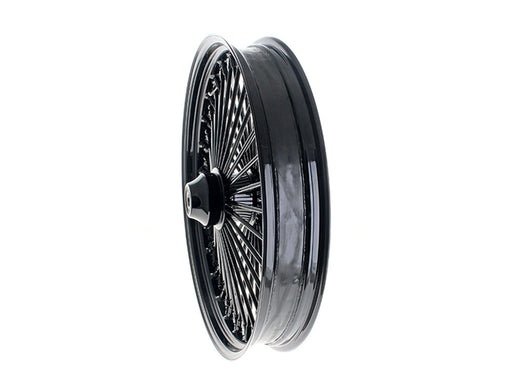 23in. x 3.5in. Mammoth Fat Spoke Front Wheel - Gloss Black. Fits Fatboy 2018up