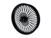 23in. x 3.5in. Mammoth Fat Spoke Front Wheel - Gloss Black. Fits Fatboy 2018up