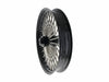 23in. x 3.5in. Mammoth Fat Spoke Front Wheel - Gloss Black & Chrome. Fits Fatboy 2018up