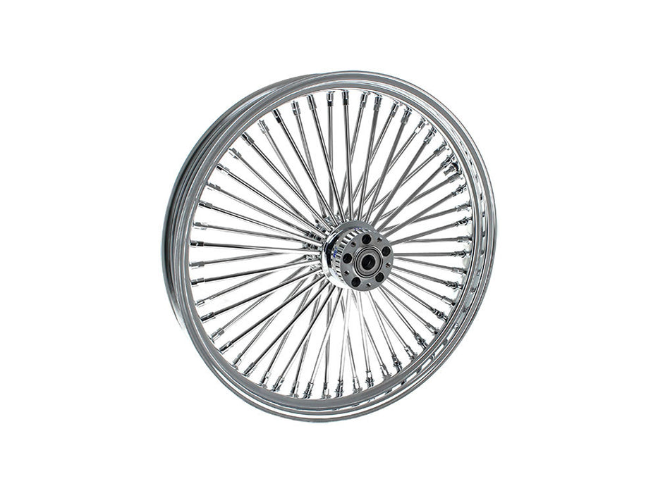 23in. x 3.5in. Mammoth Fat Spoke Front Wheel - Chrome. Fits Fatboy 2018up