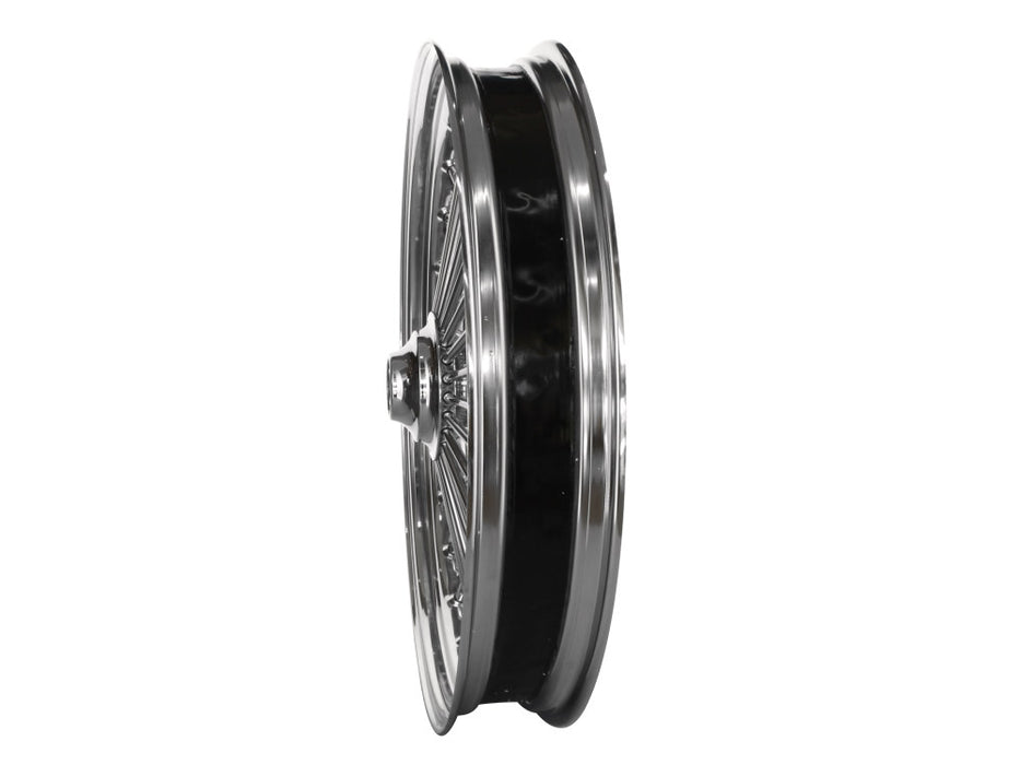 23in. x 3.5in. Mammoth Fat Spoke Front Wheel - Chrome. Fits FX Softail 2007-2010.