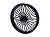 23in. x 3.5in. Mammoth Fat Spoke Front Wheel - Gloss Black. Fits FX Softail 2011-2015.